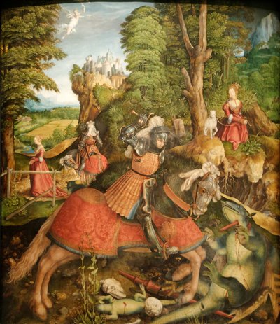 Saint George Slaying the Dragon by Unbekannt Unbekannt